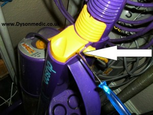 Dyson DC03 On Off Button Removal